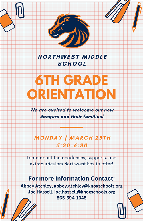 6th Grade Orientation
